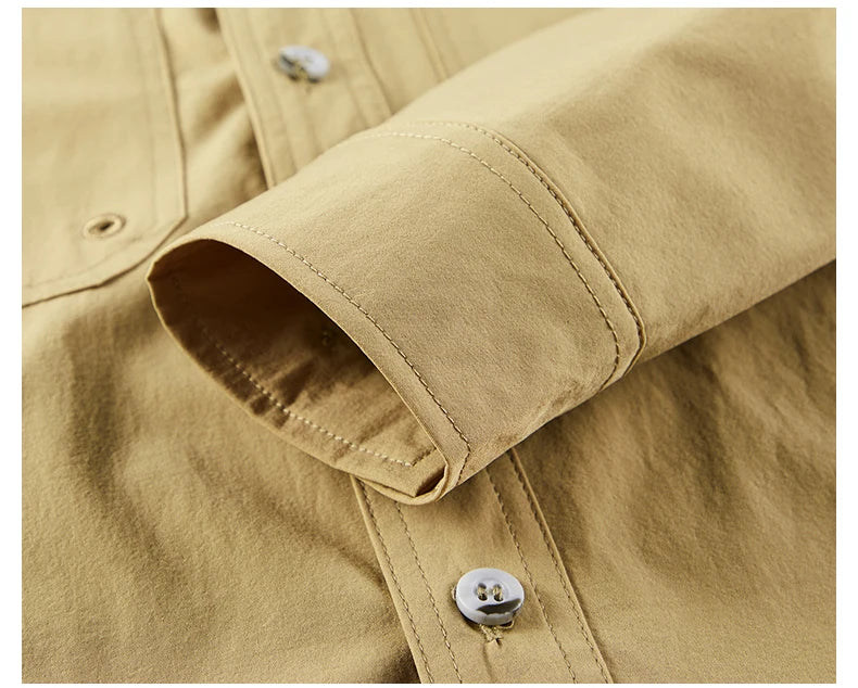 Men’s Breathable Long Sleeve Work Shirt