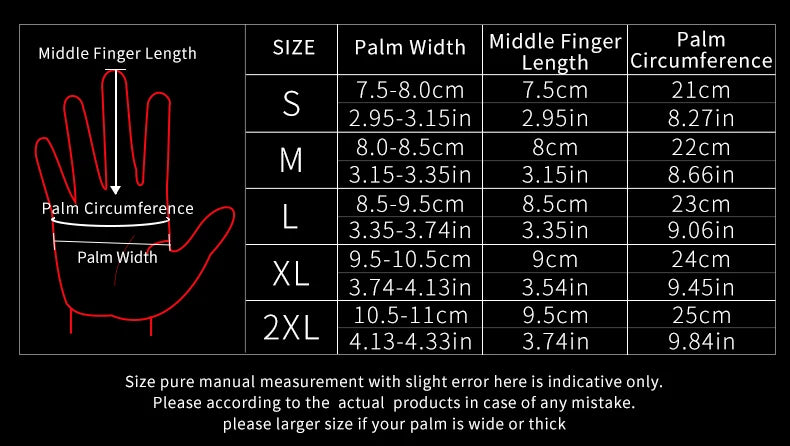 Warm Winter Riding Gloves Waterproof Thickened Insulation & Hard Knuckle Protection | Motorcycle & Bike Gloves (Great Present)