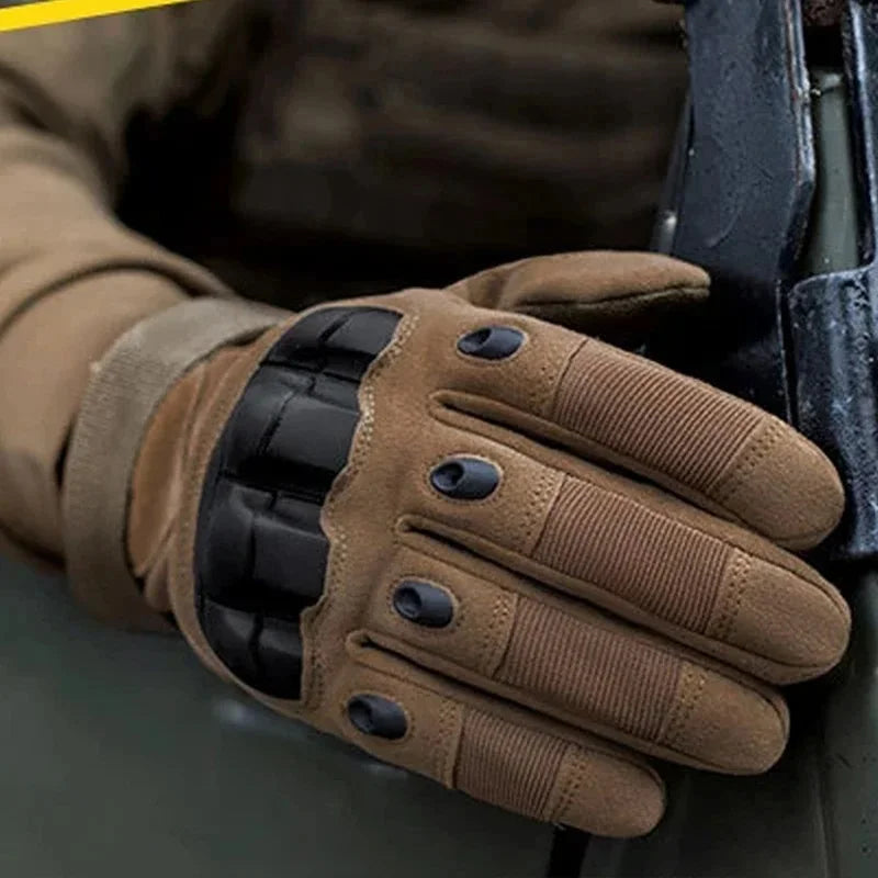 Motorcycle Off-road Riding Gloves for Men Breathable Cool Summer All Finger Gloves Touch Screen Portable Outdoor Sport Accessory