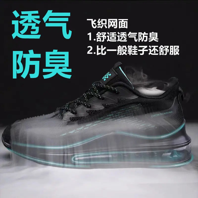 Men’s 2025 Running Sneakers | Shock-Absorbing Non-Slip Lightweight Sports Shoes