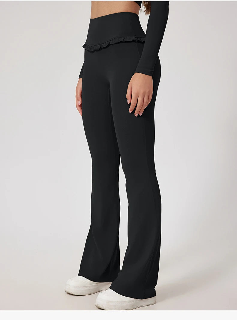 Women's Sportswear Yoga Set 2PCS Gym Clothes Yoga Suits For Women Fitness Set Tracksuits Yoga Long Sleeve Gym Flared Leggings