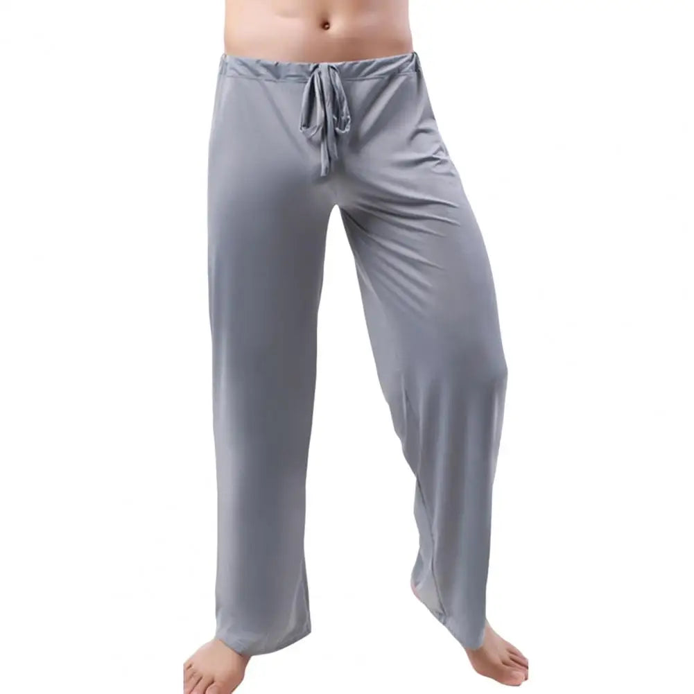 Men Sweatpants Trendy Soft Pajama Pants For Men Quick Dry Straight Full Length Men Gym Pants Men Clothing