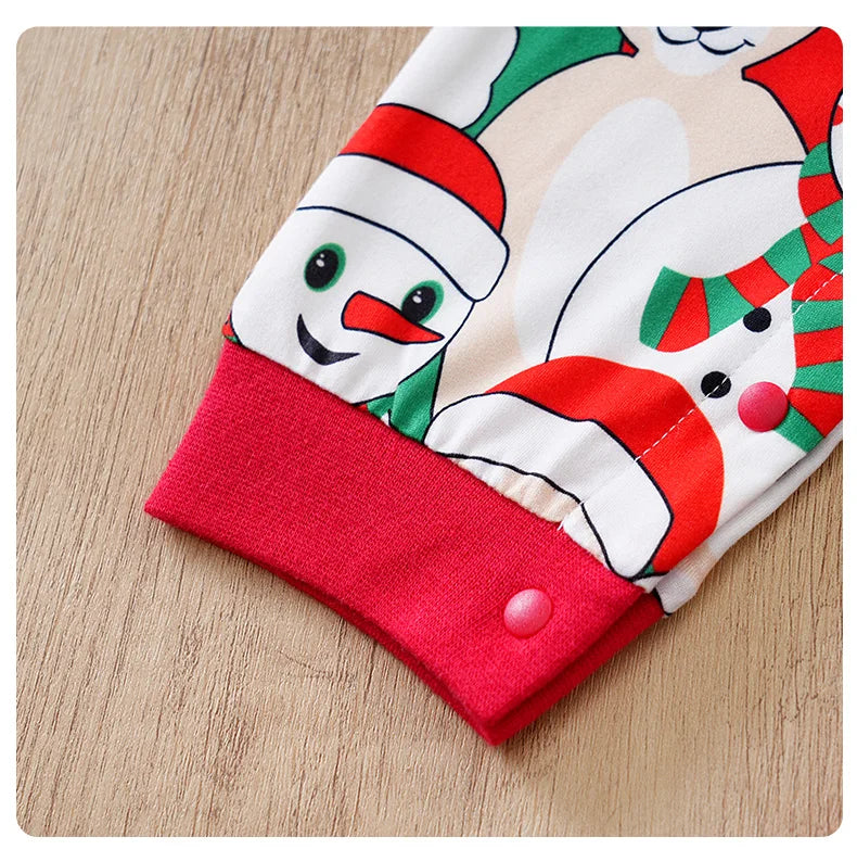 Newborn Christmas Baby Romper-- Red Santa print comfort long sleeve Unisex Baby Bodysuits 0-12 months Boy Girl Clothes Festivals