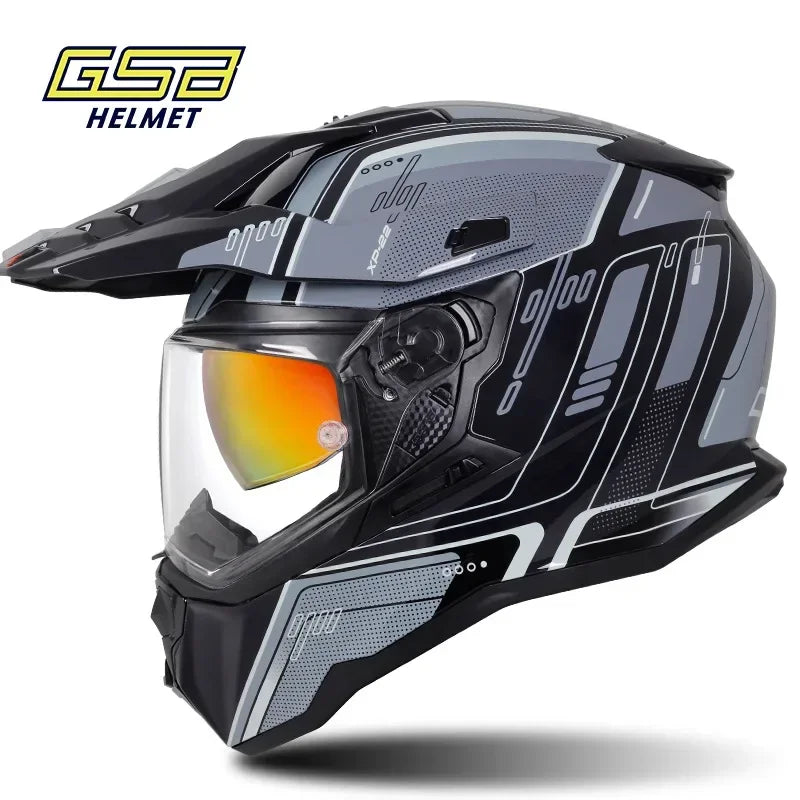 Gsb Motocross Helmet Men Full Face Moto Helm xp-22 Motorcycle Helmet Cross Downhill Off-road Helmet Men Casco Moto ECE Approved
