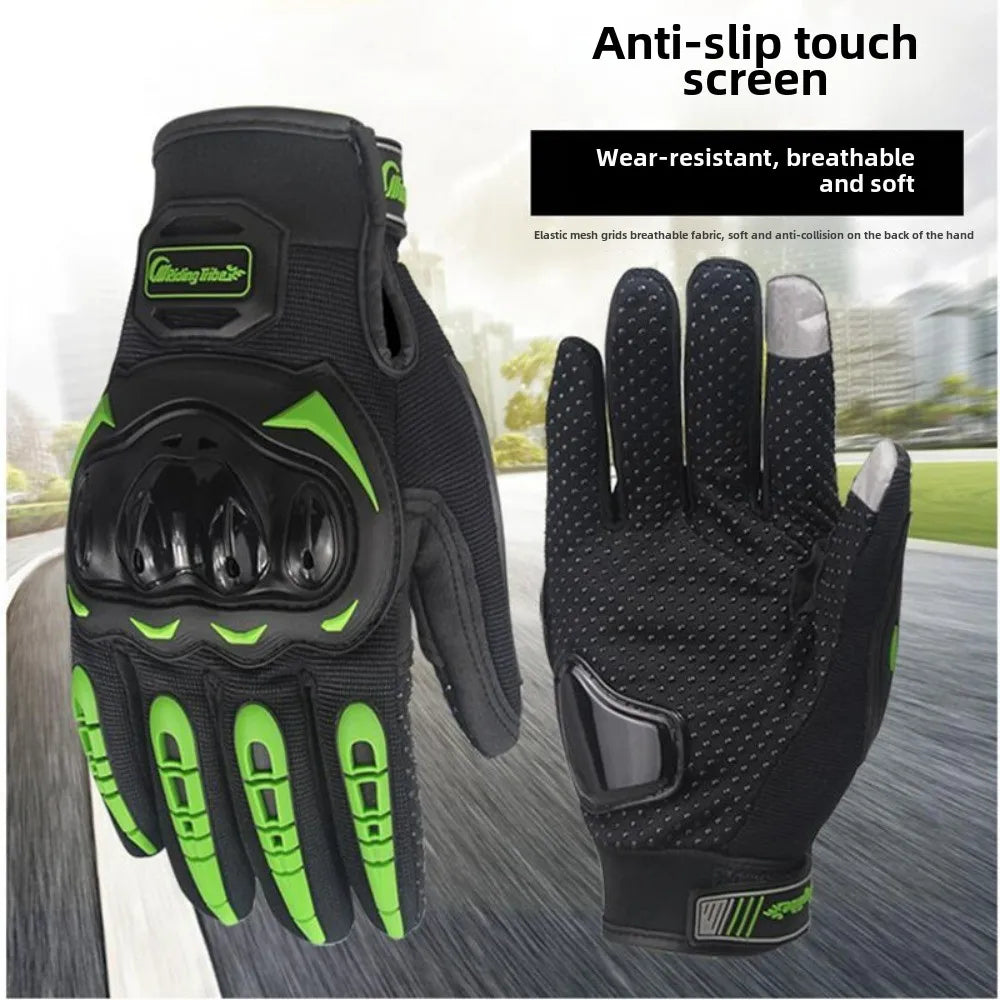 Riding Gloves With Sensitive 0peration Screen, Suitable for All Seasons, Anti Slip, Durable, and Fall Resistant to Protect Hands