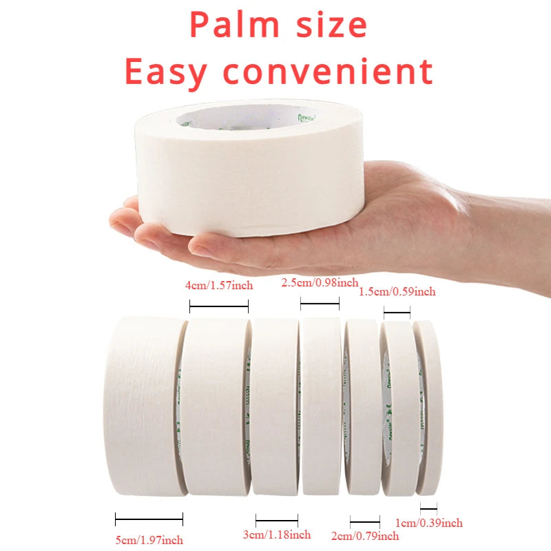 White Masking Tape 20M | Adhesive Painter’s Tape for DIY, Craft & Painting
