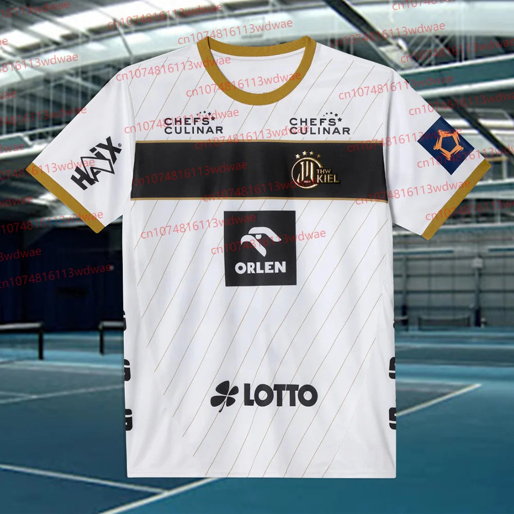 2026 Germany THW Kiel Handball Shirt Youth Kid Sportswear Oversized Training Handball Uniform Breathable Men Handball Jersey Kit