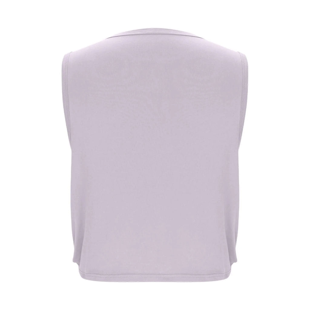 Women’s Sleeveless Yoga Top Breathable Workout Tank Crop Top Athletic Running Vest