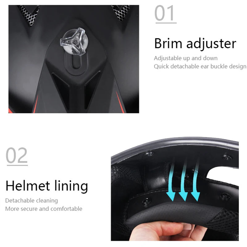 DOT Motocross Motorcycle Helmet Off Road Racing Enduro Helmet