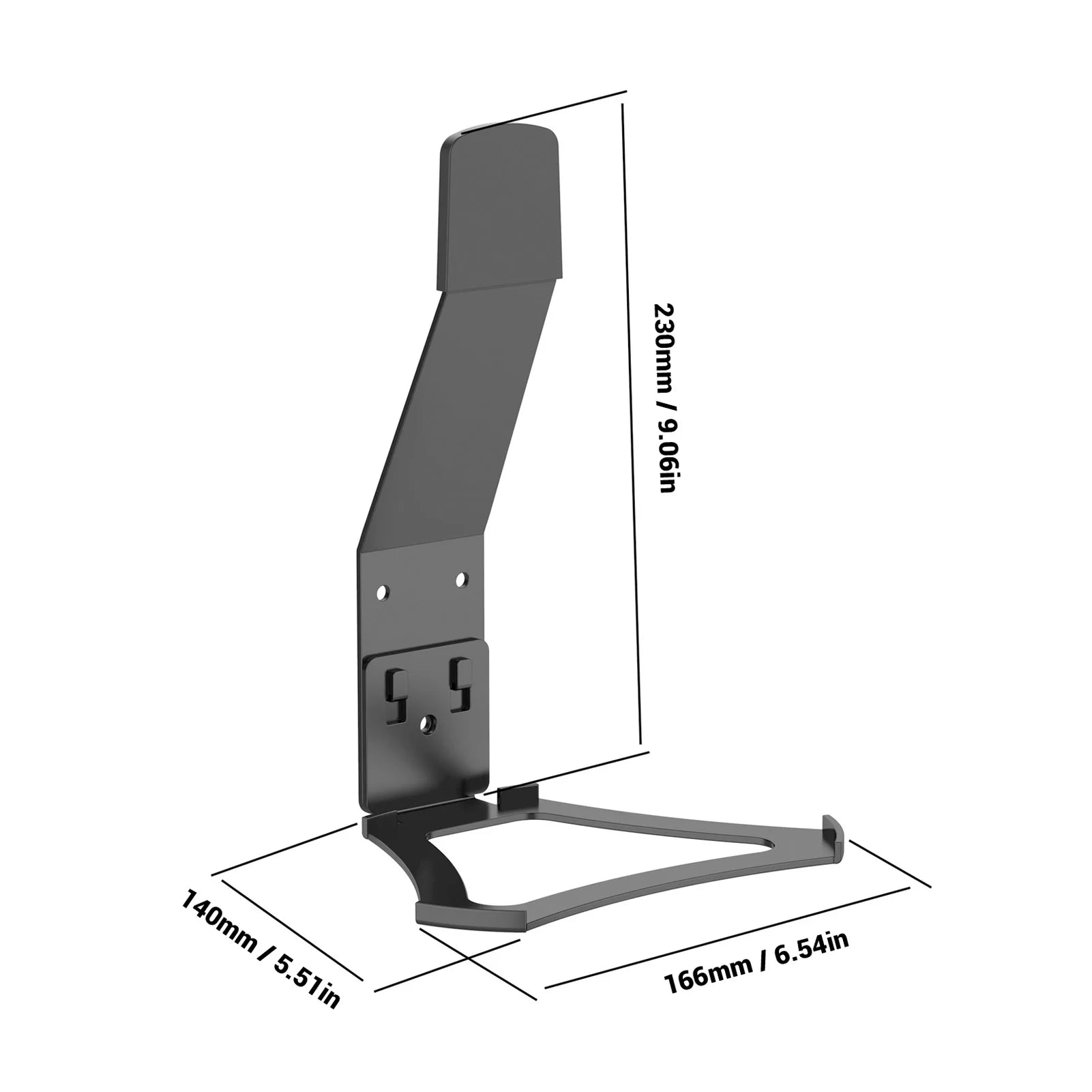 Speaker Mounting Shelf Heavy Duty Aluminum Alloy Speaker Wall Mount Weather Resistant for Move 2 for Bricks Masonry Wood Posts
