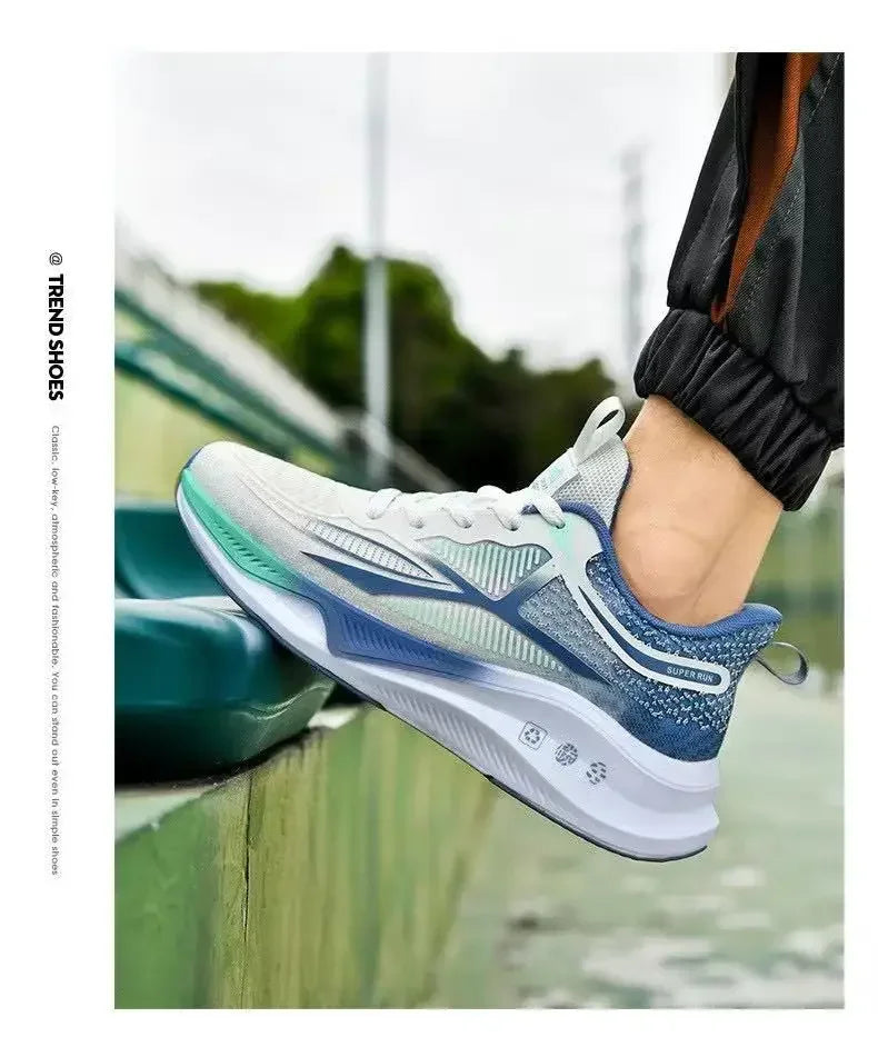 Men’s Lace-Up Running Sneakers | Lightweight Comfortable Walking Shoes