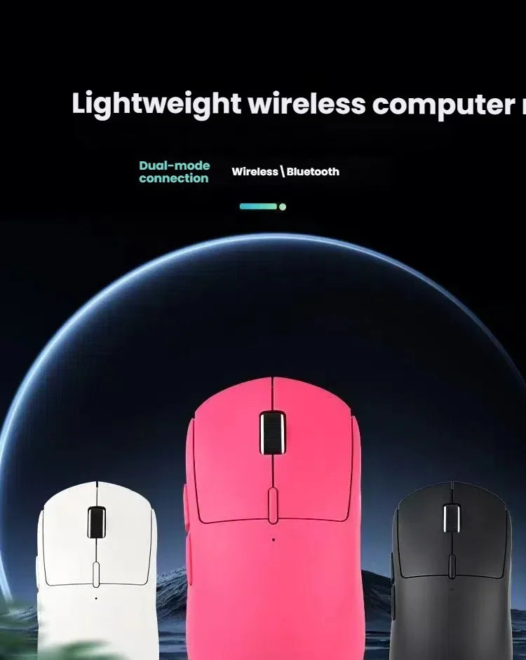 A New Generation M348 Lightweight Wireless Bluetooth Mouse 6-speed 6400DPI1K Return Rate Ultra-low Delay E-sports Sensor