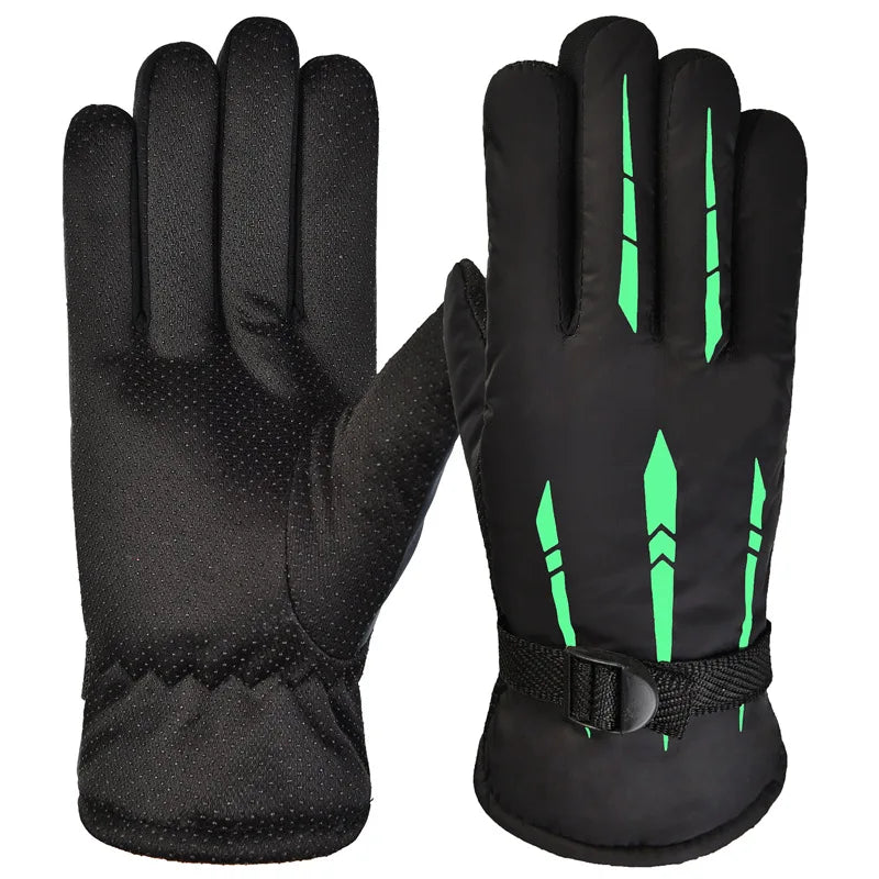 Winter Motorcycle Cycling Gloves Outdoor Waterproof Skiing Riding Hiking Warm Mitten Gloves Motorcycle Thermal Sport Gloves