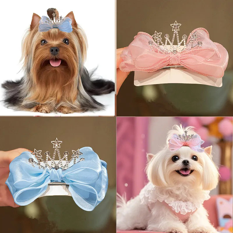 Dog and Cat Hair Clip Bows Pet Grooming Accessories