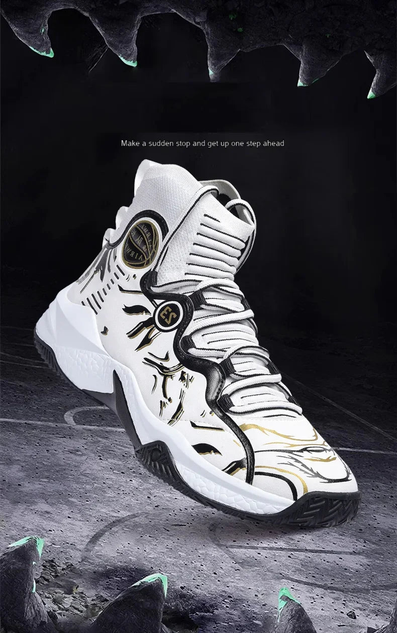 2025 Men’s Basketball Sneakers | Anti-Skid Cushioning Sports Shoes for Training & Casual Wear