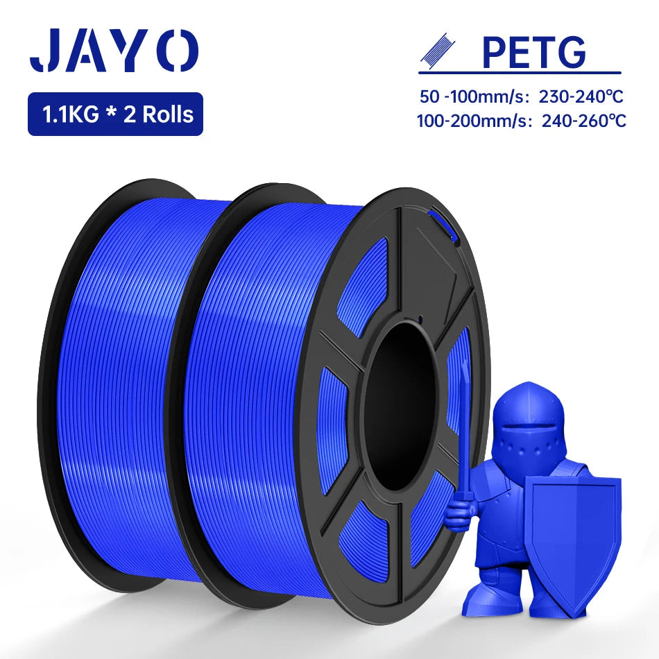 JAYO PETG/PLA/SILK/PLA Meta/PLA+/ABS 2Rolls 3D Printing Filament 1.75MM Children Creative Model Material For 3D Pen Filament - trendingshoping.com