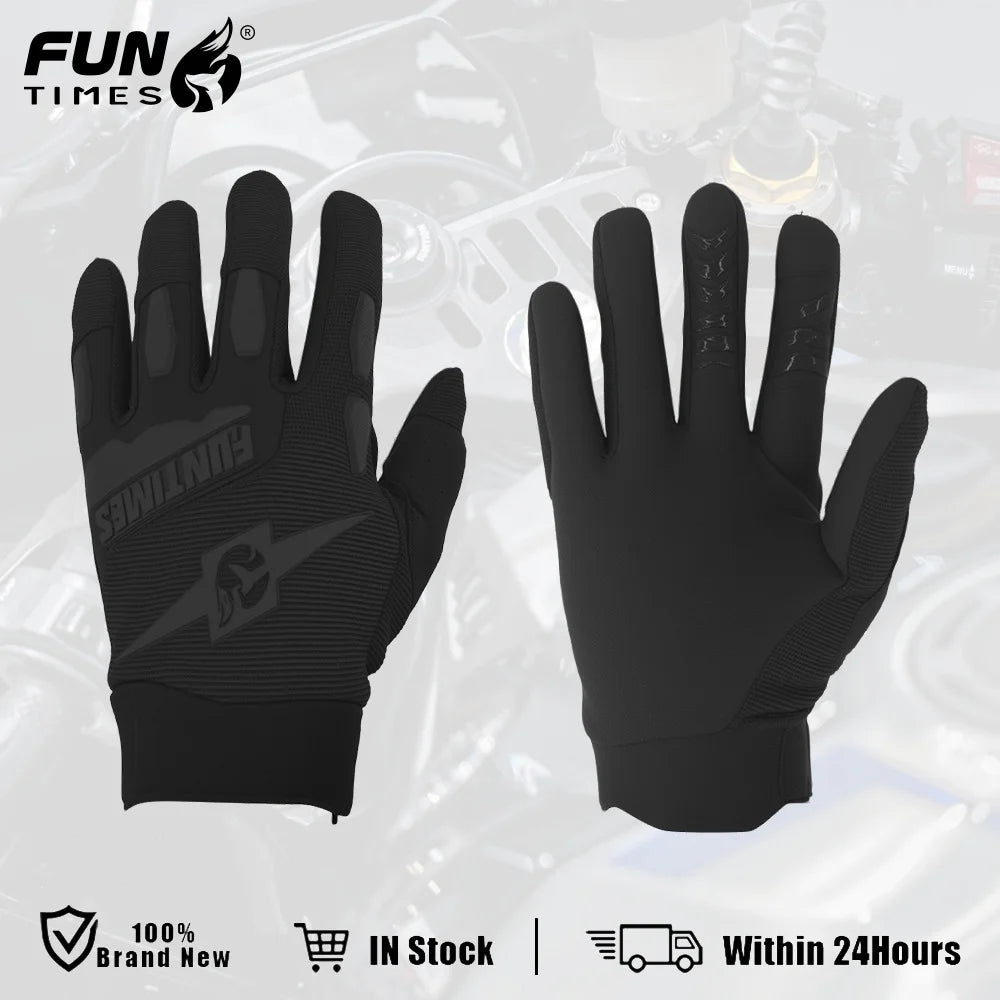 New Motorcycle Riding Gloves For Mountain Off-Road Motorcycles, Anti-Wear Universal Riding Gloves For Bicycles