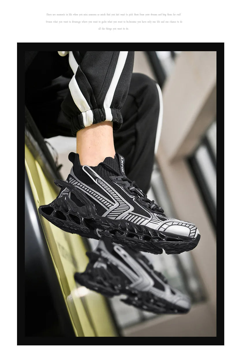 Elite Racer Series - Luxury Breathable Performance Sneakers - Men's Urban Fashion Trainer - SKU-CODE