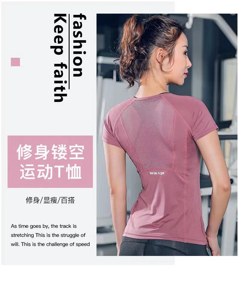 Women's Seamless Long Sleeve Yoga Top - Thumbhole Slim Fit Gym Shirt