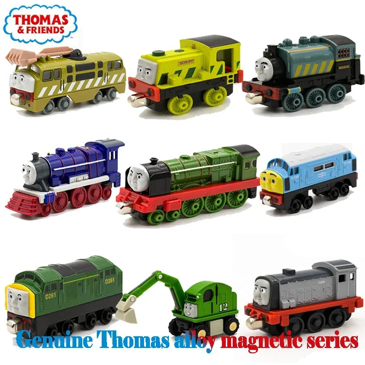 Thomas and Friends Track Master Train Role Model Metal Plastic Magnetic Track Railway Train Christmas Gift - trendingshoping.com