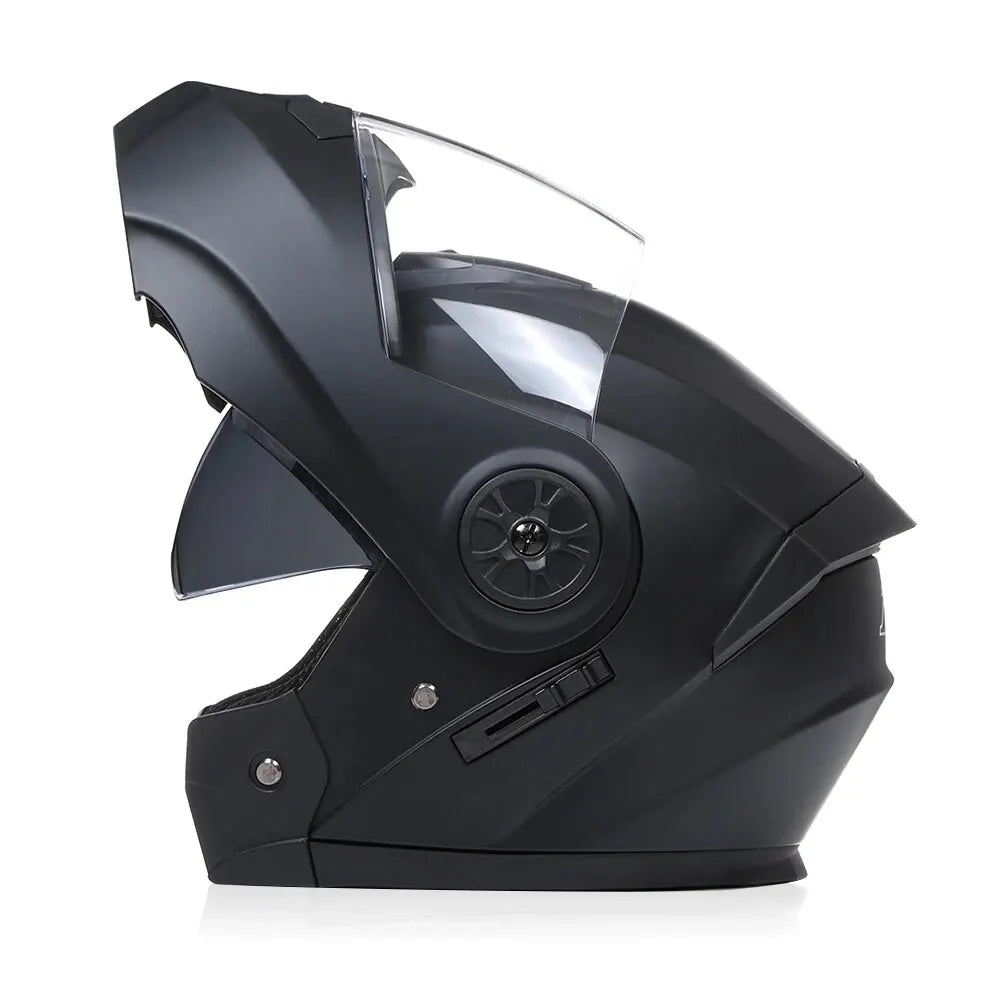 Motocross Racing Modular Flip Up Motorcycle Helmet Dual Lens