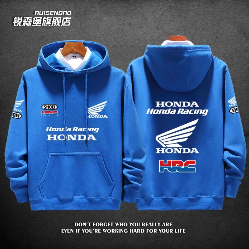 Honda Factory Racing Hoodie Unisex Autumn Winter Pullover