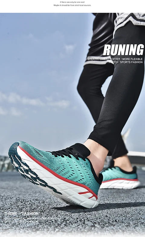 Men’s 2025 Running Sneakers | Cushioned Outdoor Sports Jogging Shoes, Sizes 39-46