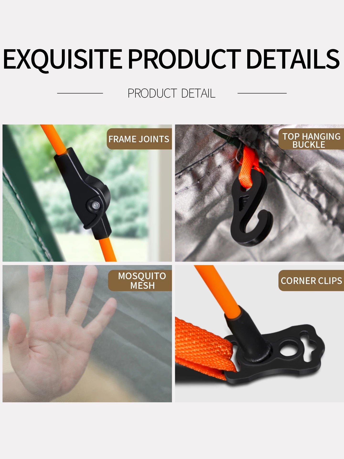 Outdoor Camping Tent Fully Automatic Quick Setup Foldable Double Layer For Overnight Stay