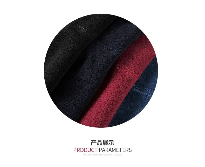 Men’s Heavyweight Fleece Hoodie Thick Lined Full Zip Outdoor Warm Jacket for Winter Unisex