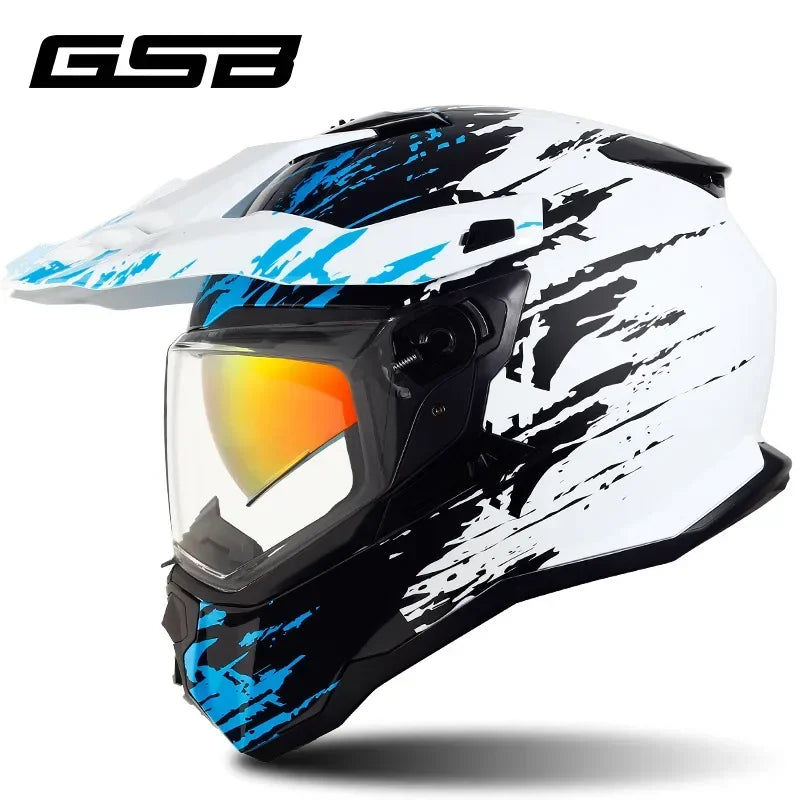 Gsb Motocross Helmet Men Full Face Moto Helm xp-22 Motorcycle Helmet Cross Downhill Off-road Helmet Men Casco Moto ECE Approved