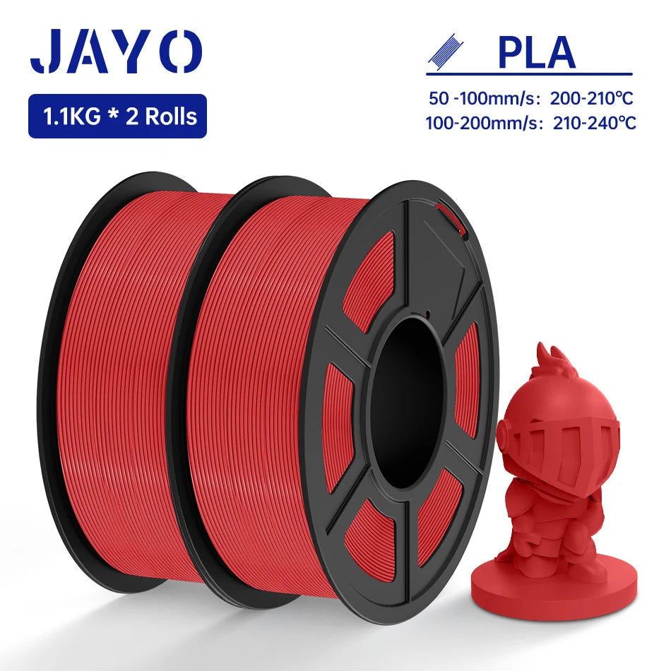 JAYO PETG/PLA/SILK/PLA Meta/PLA+/ABS 2Rolls 3D Printing Filament 1.75MM Children Creative Model Material For 3D Pen Filament - trendingshoping.com