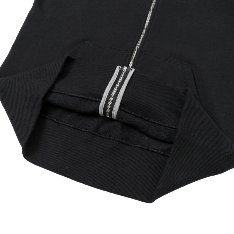 Men’s Hooded Sports Jacket – Casual Knitted Sweater with Full-Zip