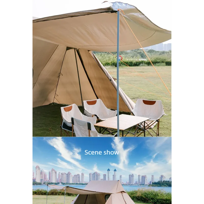Inflatable Camping Air Tent Portable Outdoor Fabric Large High Quality House Tent 8 Point 2 Square Meters