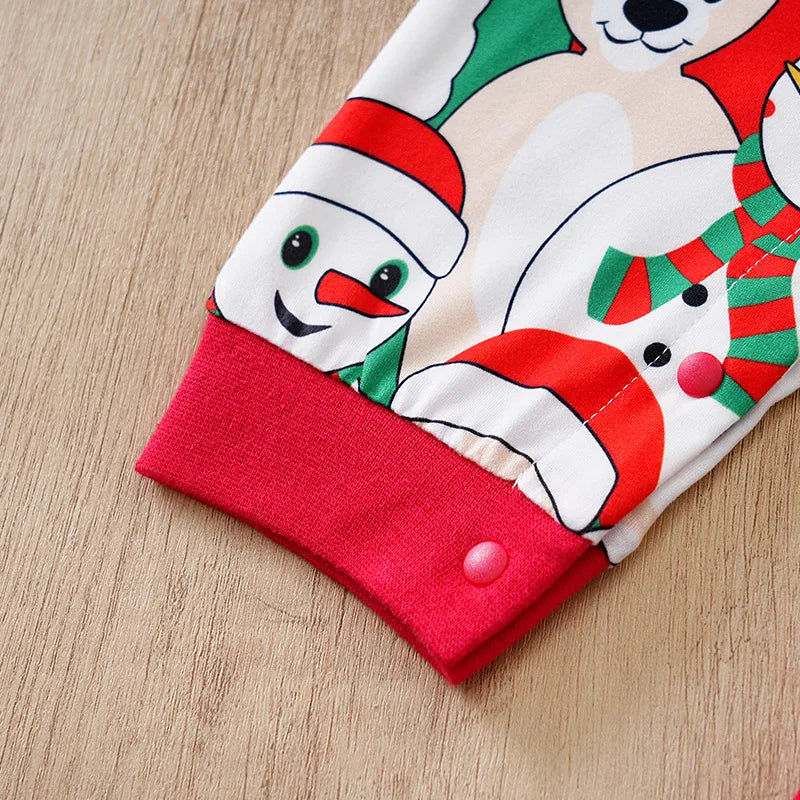 Newborn Christmas Baby Romper-- Red Santa print comfort long sleeve Unisex Baby Bodysuits 0-12 months Boy Girl Clothes Festivals