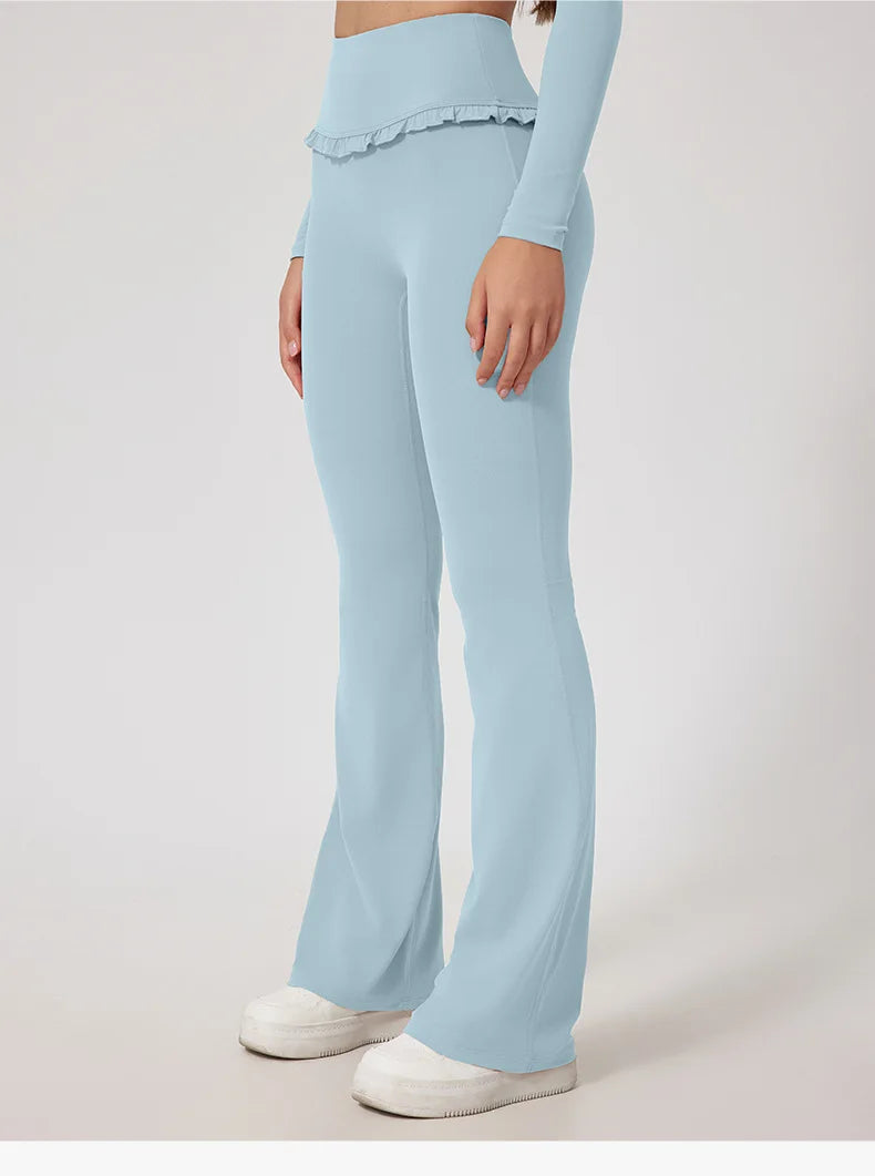 Women's Sportswear Yoga Set 2PCS Gym Clothes Yoga Suits For Women Fitness Set Tracksuits Yoga Long Sleeve Gym Flared Leggings