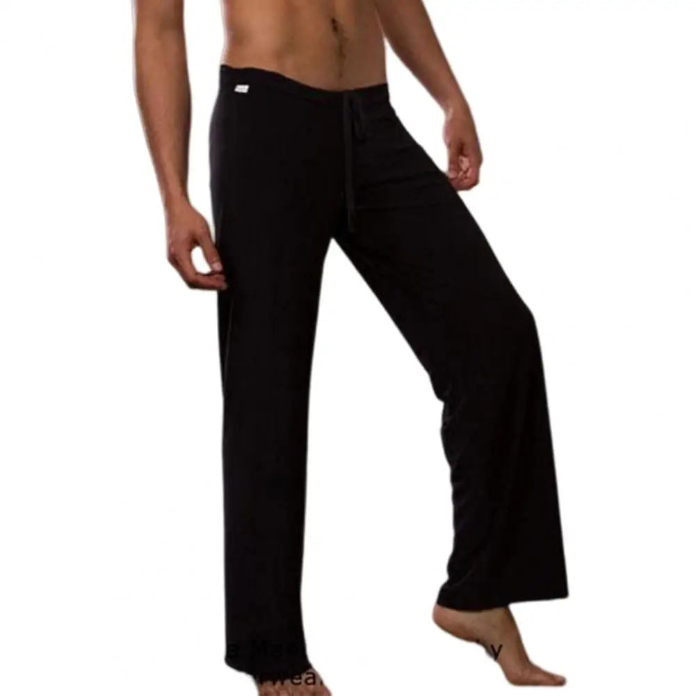 Men Sweatpants Trendy Soft Pajama Pants For Men Quick Dry Straight Full Length Men Gym Pants Men Clothing