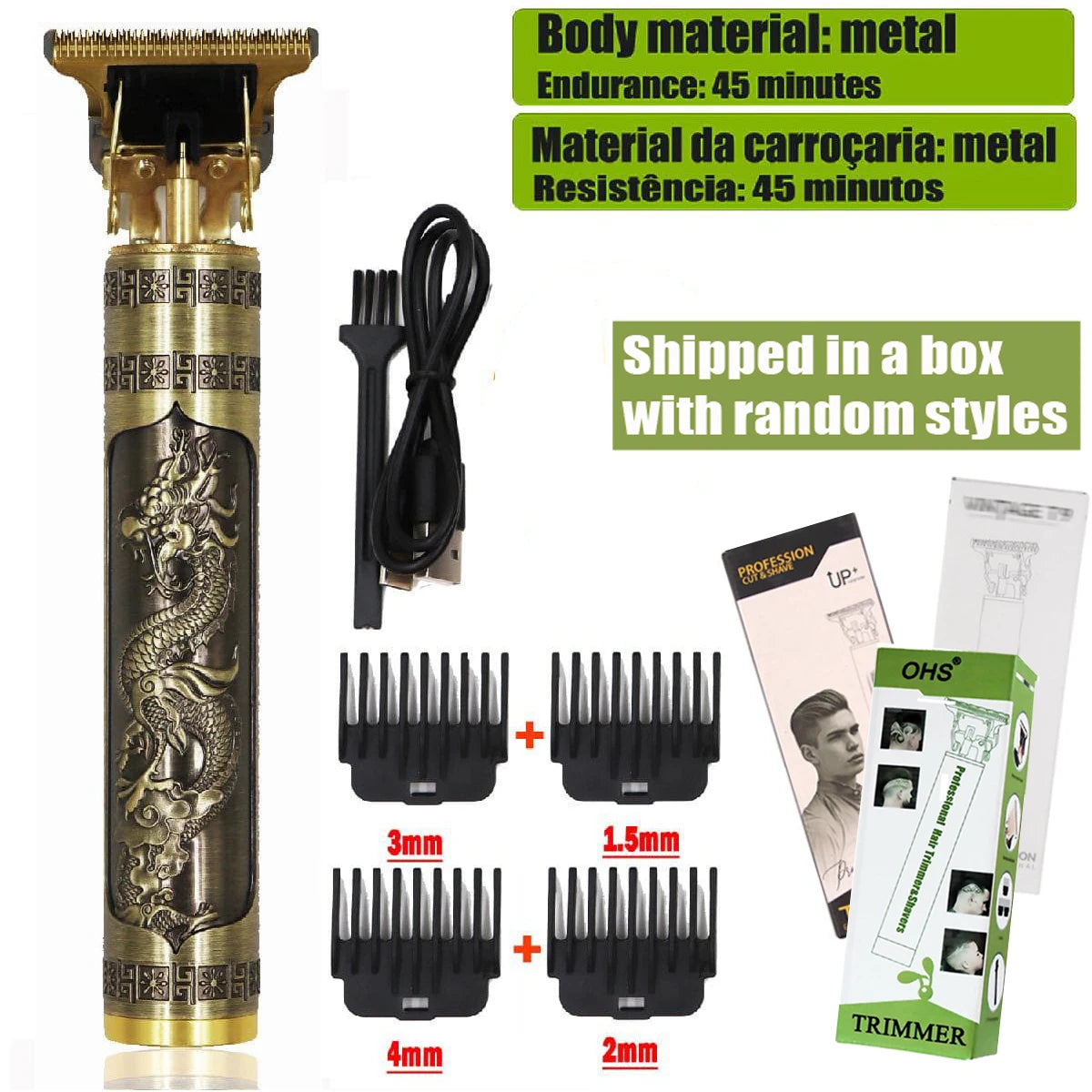 T9 Hair Clipper Repair Beard Shaving Body Hair Trimmer Clippers Electric Machine Men Haircut Machine 0mm Barber Shaver - trendingshoping.com