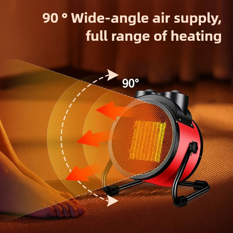 Smart Temperature-Controlled Fan Heater Fast Heating with Smart Thermostat Multi-Purpose Heater For Home And Commercial Use