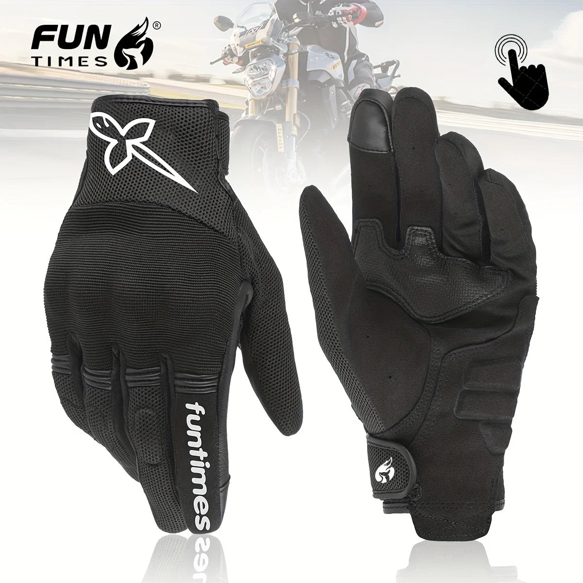 New Motorcycle Riding Gloves For Mountain Off-Road Motorcycles, Anti-Wear Universal Riding Gloves For Bicycles