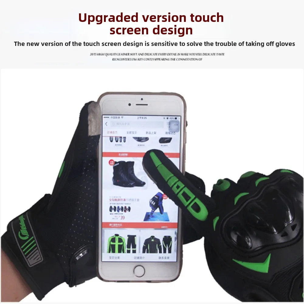 Riding Gloves With Sensitive 0peration Screen, Suitable for All Seasons, Anti Slip, Durable, and Fall Resistant to Protect Hands