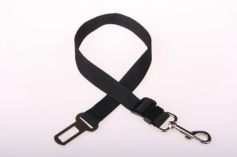 Adjustable Dog Cat Car Safety Belt Harness Leash