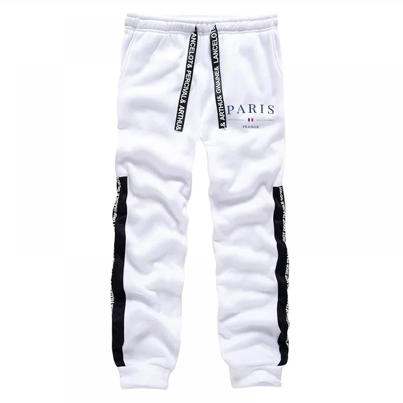 Men Hooded Sweatshirt and Sweatpants Set Casual Sportswear