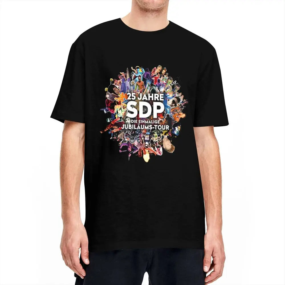 Men Women's T-Shirts Unique Hip-hop SDP Band Pop Song Music Singer T-Shirts Graphic Print Amazing Cotton Tees Short Sleeve Tops