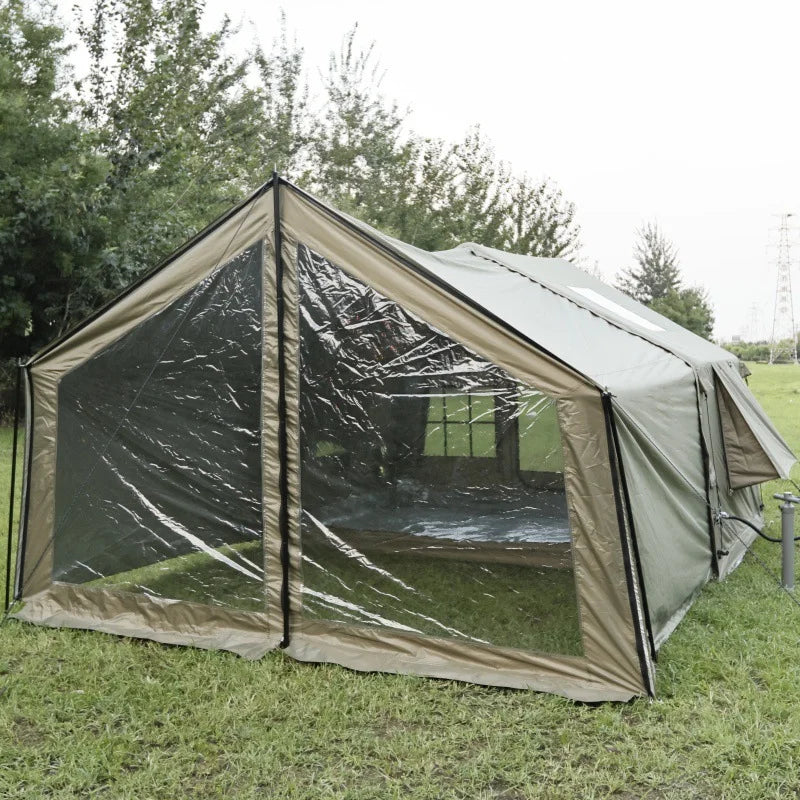 Inflatable Camping Air Tent Portable Outdoor Fabric Large High Quality House Tent 8 Point 2 Square Meters