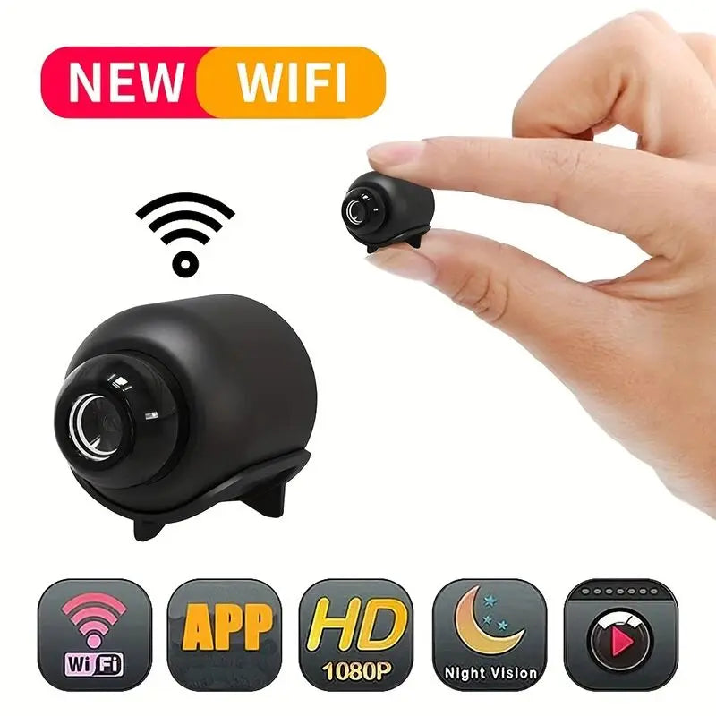 New X5Mini Night Vision 1080P Wireless Surveillance Camera Lightweight Clear Portable Motion Detection Premium Quality - trendingshoping.com