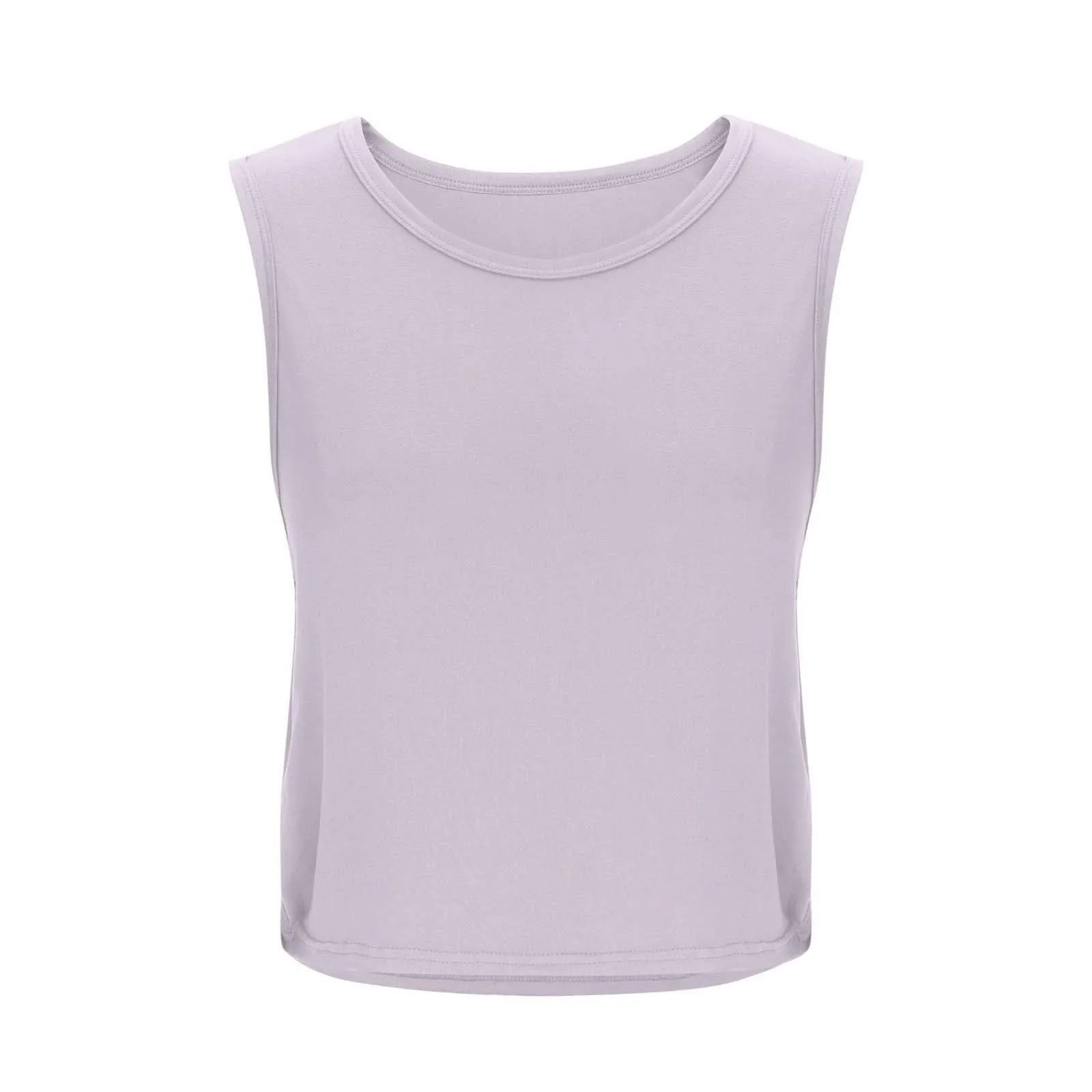 Women’s Sleeveless Yoga Top Breathable Workout Tank Crop Top Athletic Running Vest