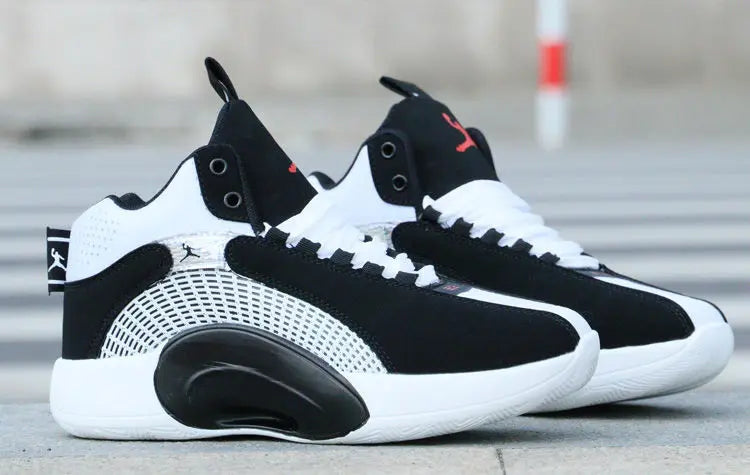 Winter Men’s Basketball Sneakers | Outdoor Non-Slip Youth Sports Training Shoes