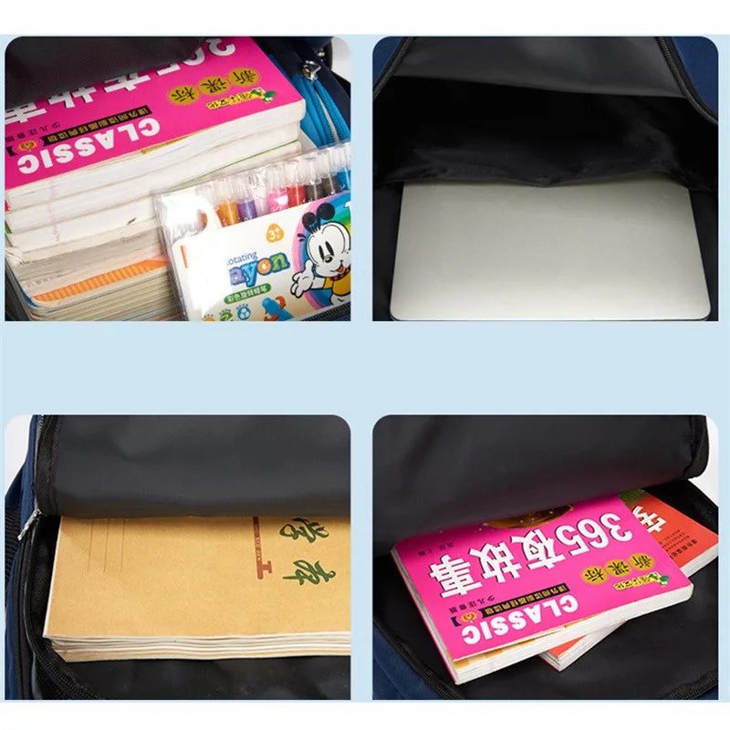 Children’s Waterproof School Backpack for Boys Teens Primary School Book Bag