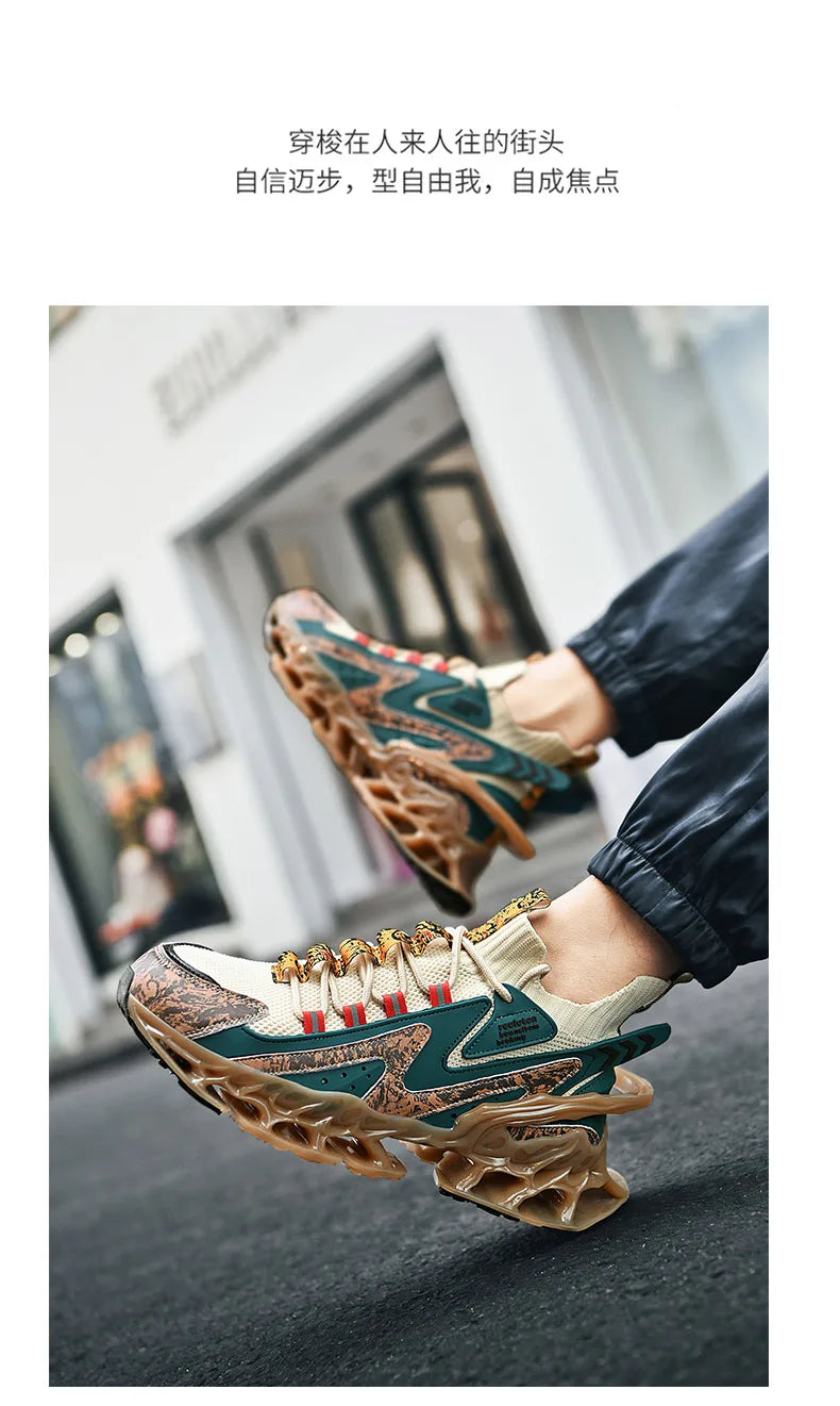 Elite Racer Series - Luxury Breathable Performance Sneakers - Men's Urban Fashion Trainer - SKU-CODE