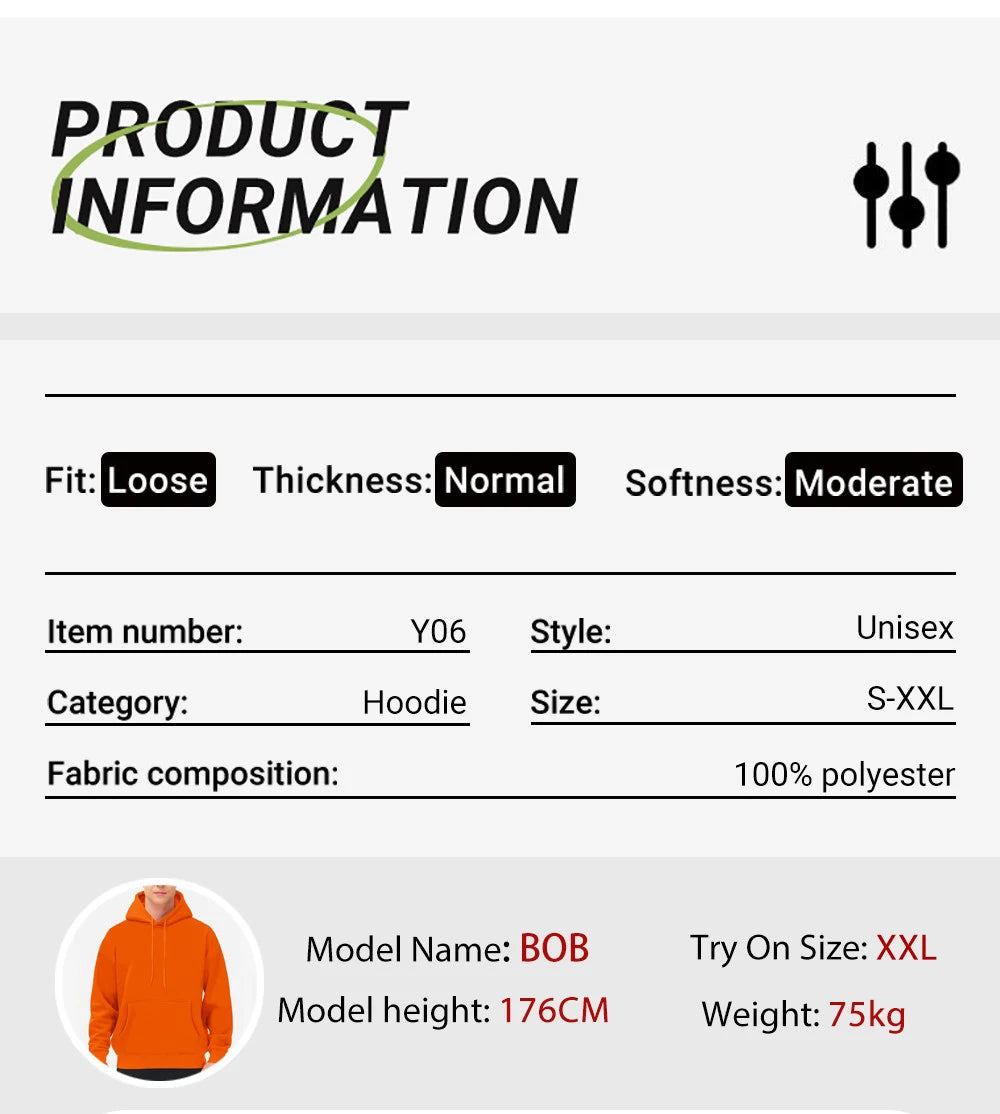 Men's Solid Oversized Fleece Hoodie – Warm Casual Hooded Sweatshirt with Pocket – Autumn/Winter Comfort Fashion Top